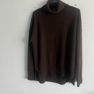 Theory brand brown turtleneck